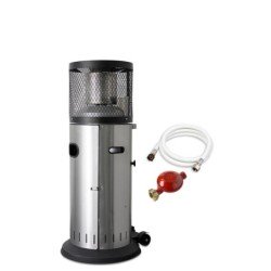 Cosy Polo Inox – Chauffage extérieur gaz compact prêt à l'emploi