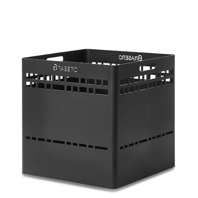 Brasero Kubik  2-en-1 – Chauffage extérieur & tabouret design