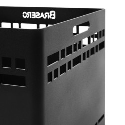 Brasero Kubik  2-en-1 – Chauffage extérieur & tabouret design