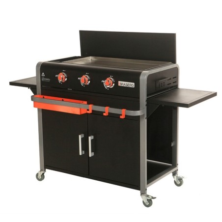 Lola Plaque inox 3 feux