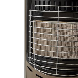 Calgary taupe – Chauffage gaz infrarouge - Prêt à l'emploi
