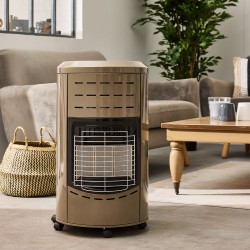 Calgary taupe – Chauffage gaz infrarouge - Prêt à l'emploi