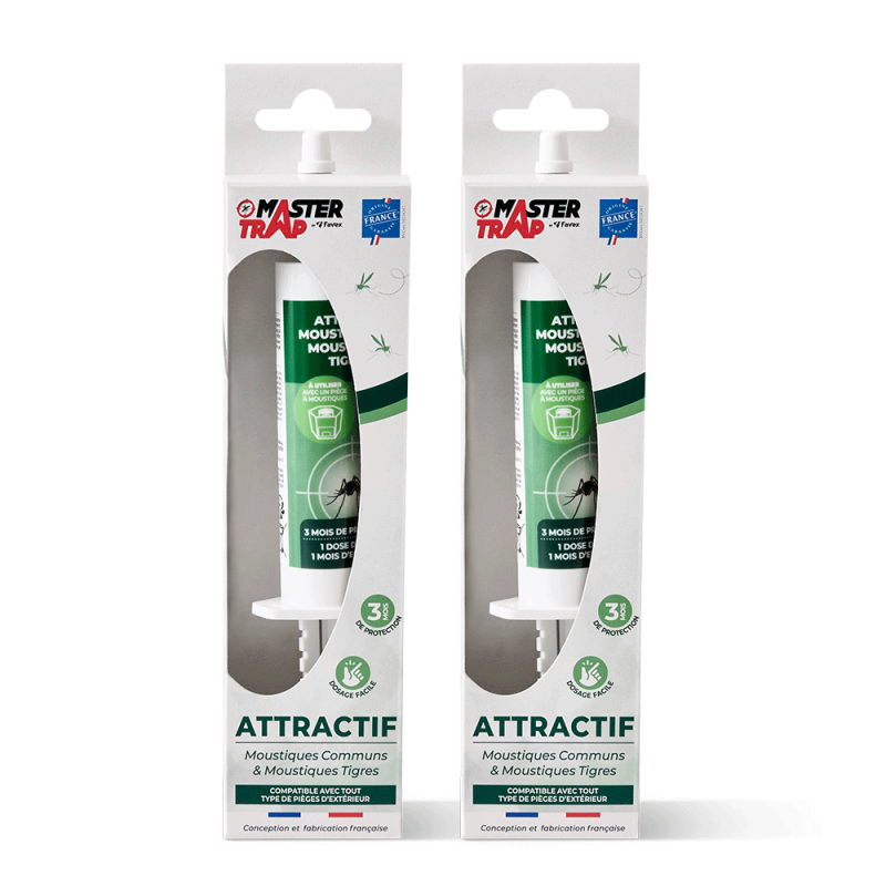 Attractant anti-moustiques Master Trap - Lot de 2