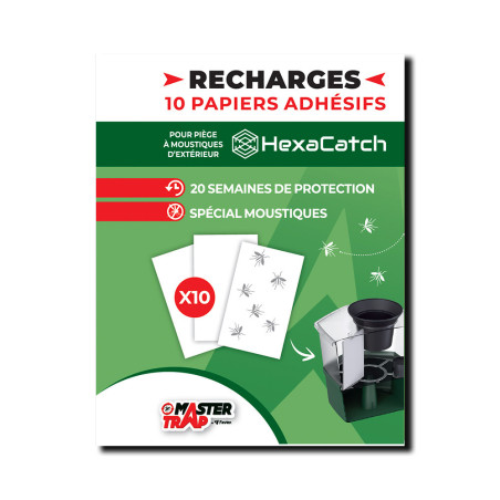 Feuilles adhésives Hexa Catch - 10 feuilles