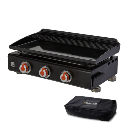 Silvia IIG Plaque fonte fabriquée en France 3 Feux + Housse OFFERTE