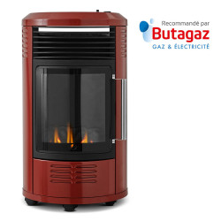 Chauffage d'appoint infrableu - Volga - Rouge brique