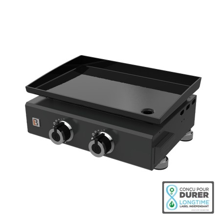 Plancha Alicia 2 Feux Grise