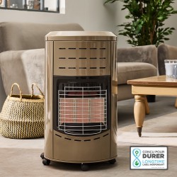 Calgary taupe – Chauffage gaz infrarouge - Prêt à l'emploi