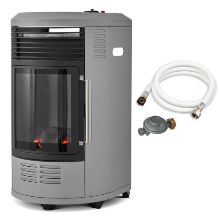 Chauffage infrableu Volga gris – Prêt à l’emploi