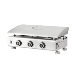 Capot Inox pour Plancha Silvia IIG 3 Feux