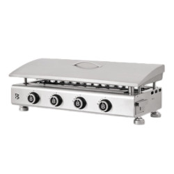 Capot Inox pour Plancha Silvia IIG 4 Feux