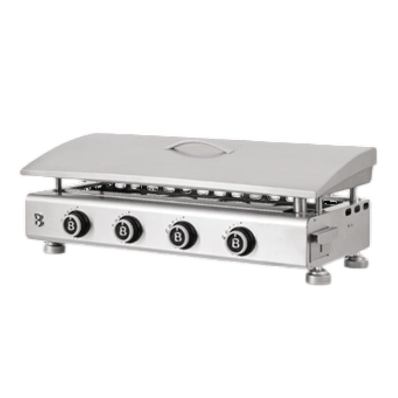 Capot Inox pour Plancha Silvia IIG 4 Feux