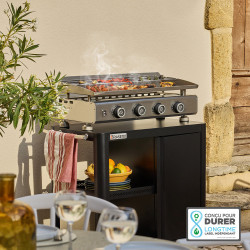 Silvia IIG Evo Inox 4 Feux + Housse incluse