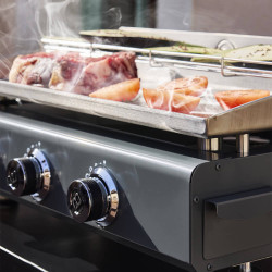 Silvia IIG Plaque Inox 3 Feux