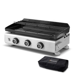 Silvia IIG Plaque Fonte fabriquée en France 3 Feux + Housse OFFERTE