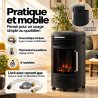 Chauffage d'appoint infrableu Volga - Prêt à l'emploi