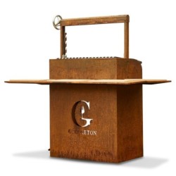 XXL Shelf and Wooden Boards for Gueuleton Charcoal Barbecue