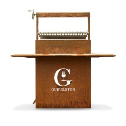 Tablette XXL et planches bois pour barbecue à charbon Gueuleton