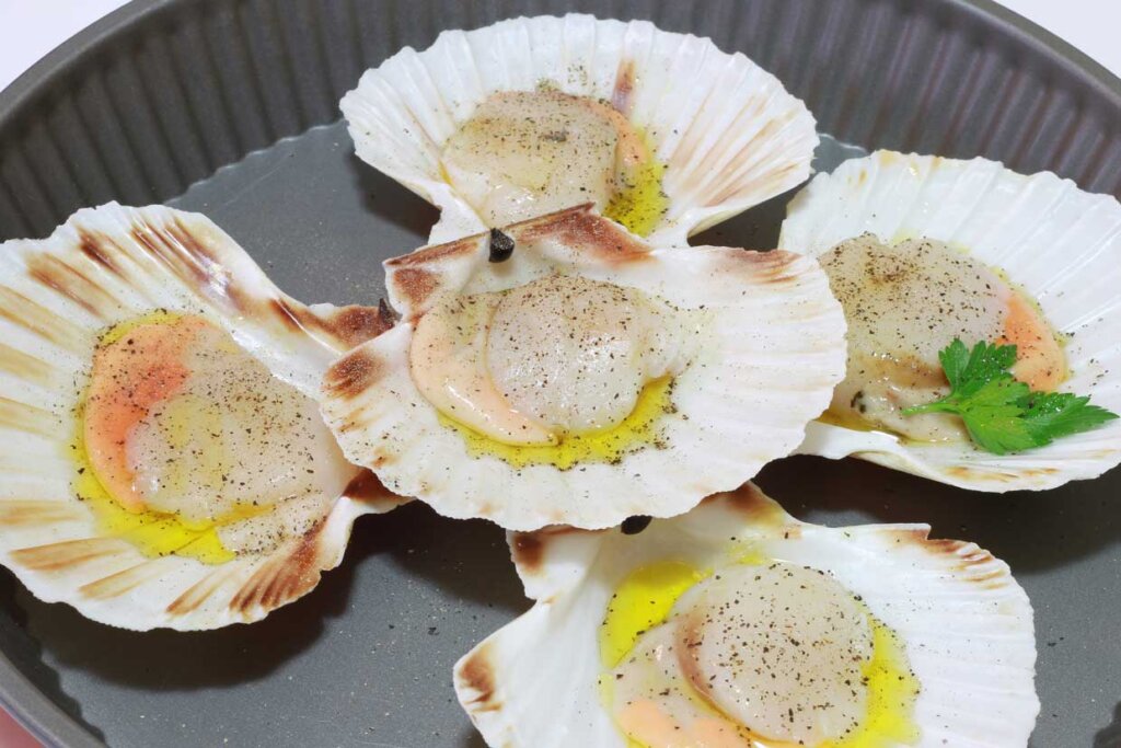 Image Brochettes de Saint-Jacques à la citronnelle