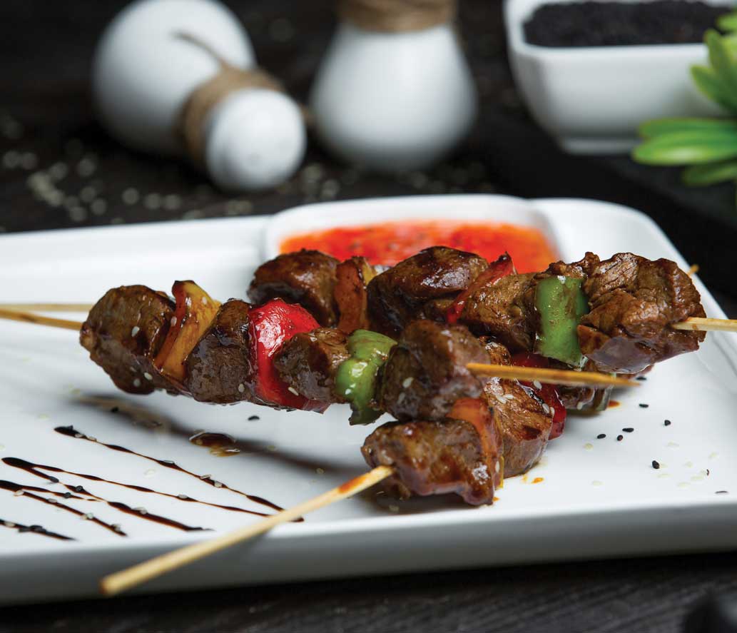 brochettes boeuf
